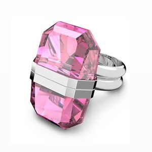 Swarovski Atelier Lucent ring
Magnetic closure, Pink, Rhodium plated